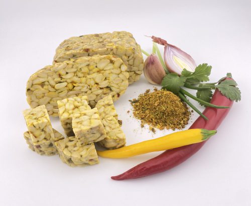 abeentoo Tempeh Curry weißer Hintergrund