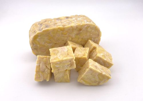 abeentoo Tempeh Natur weißer Hintergrund